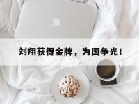 爱游戏登录app-刘翔获得金牌，为国争光！