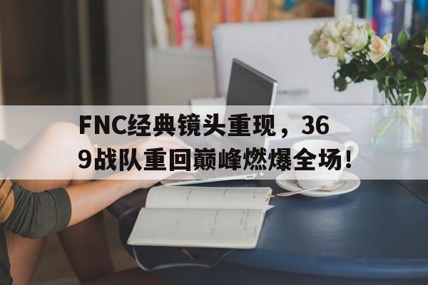 FNC经典镜头重现，369战队重回巅峰燃爆全场！